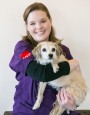 Harmony Veterinary Center - Jamie holding a dog