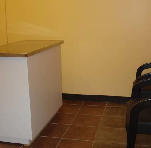 veterinary exam room