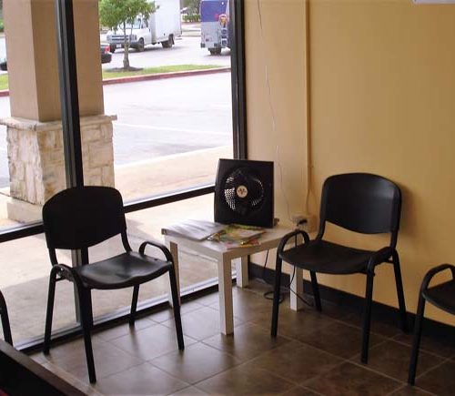 veterinary waiting room